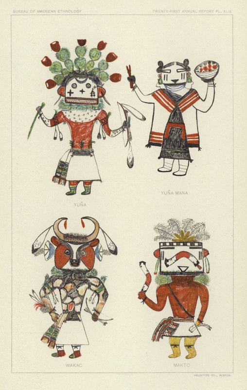 Yuna, Yuna Mana, Wakac, Makto (farvelitografi) af American School