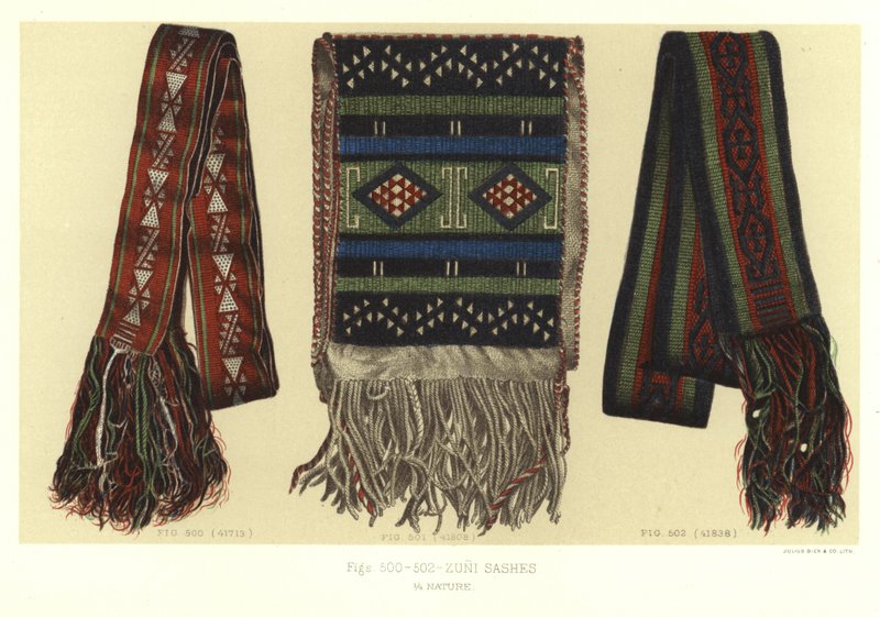 Zuni Sashes af American School