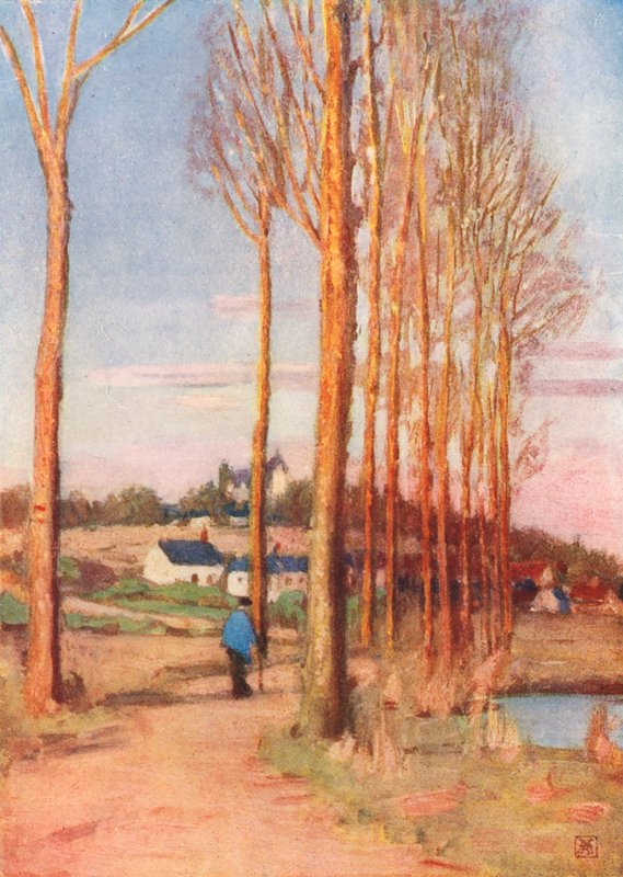 Vejen til Clochegourde (farvelitografi) af Amy B. Atkinson