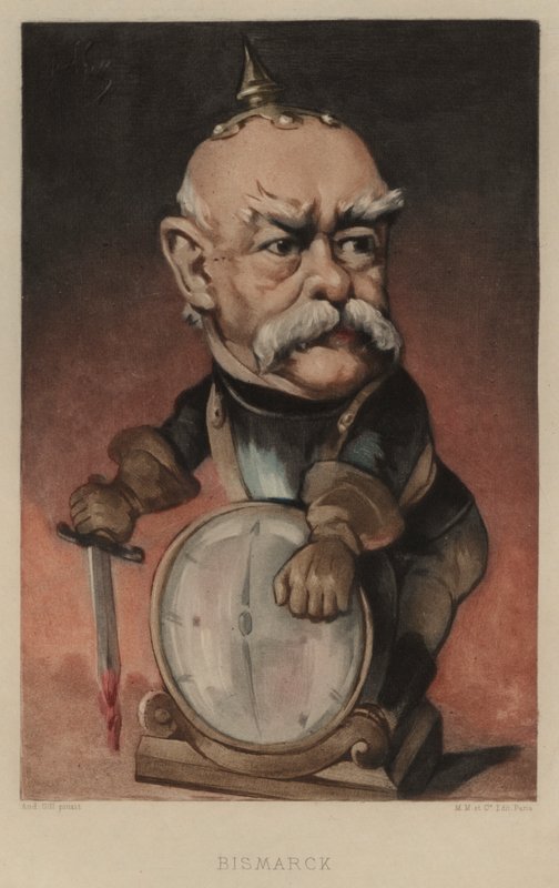 Otto von Bismarck, tysk statsmand af Andre Gill