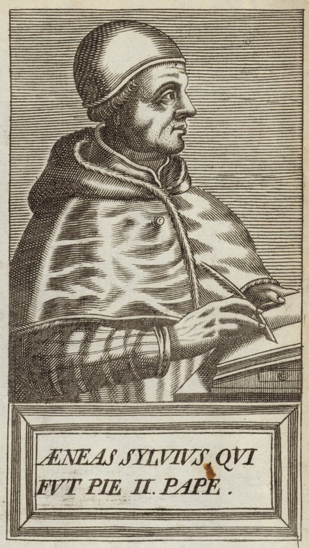 Pave Pius II af Andre Thevet