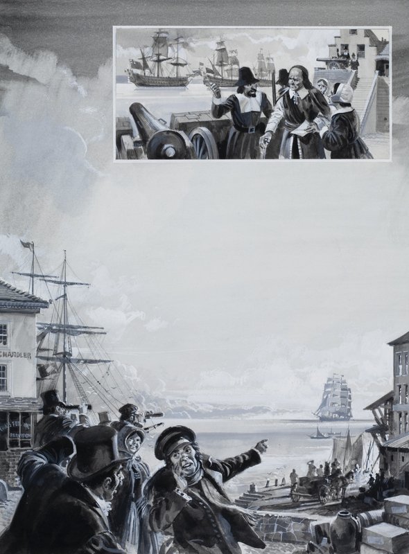 Havnescene af Andrew Howat