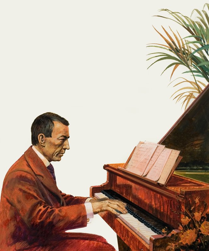 Rachmaninoff spiller klaver af Andrew Howat