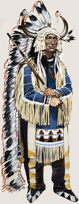 Indianerhøvding af Angus McBride