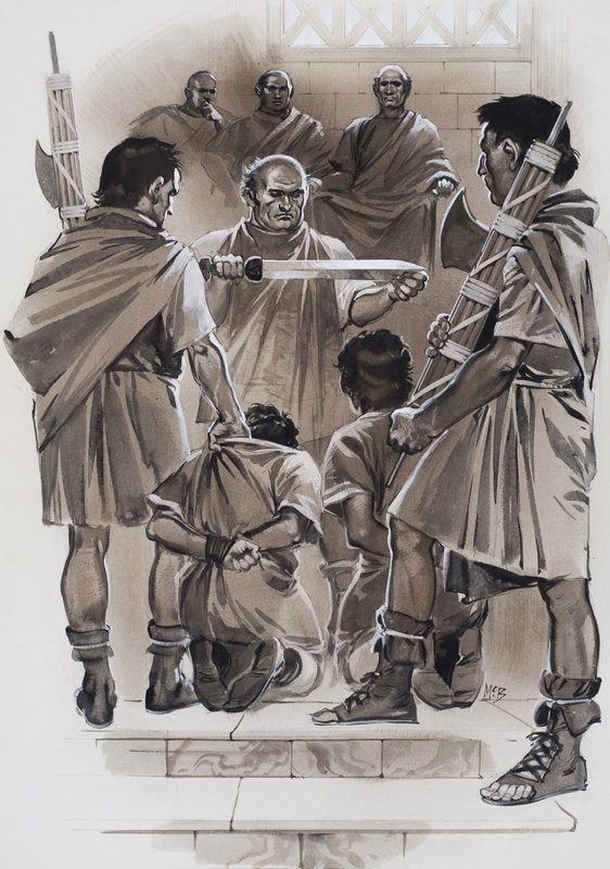 Lucius Junius Brutus (gouache på papir) af Angus McBride