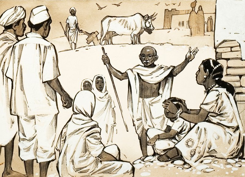 Mahatma Gandhi af Angus McBride