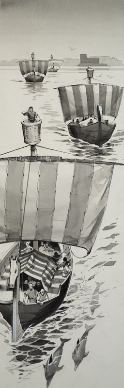 Fønikerne (gouache på papir) af Angus McBride