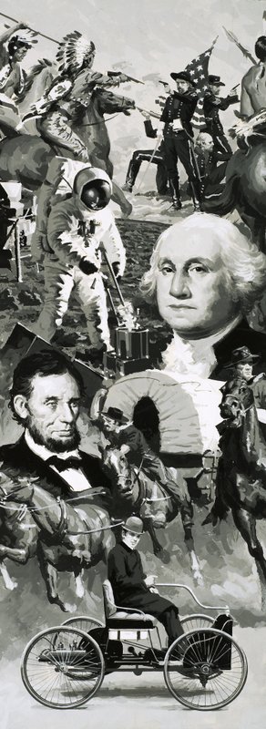 Montage af The Making of America af Angus McBride