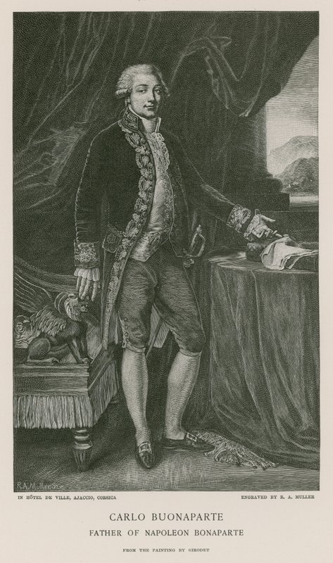 Carlo Buonaparte af Anne Louis Girodet de Roucy Trioson