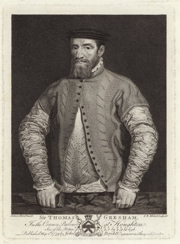 Portræt af Sir Thomas Gresham af Anthonis van Dashorst Mor