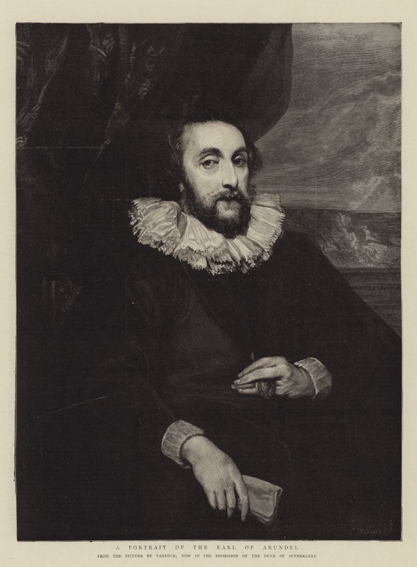 Et portræt af jarlen af Arundel af Anthony van Dyck