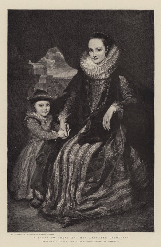 Susanna Fourment og hendes datter Catherine af Anthony van Dyck