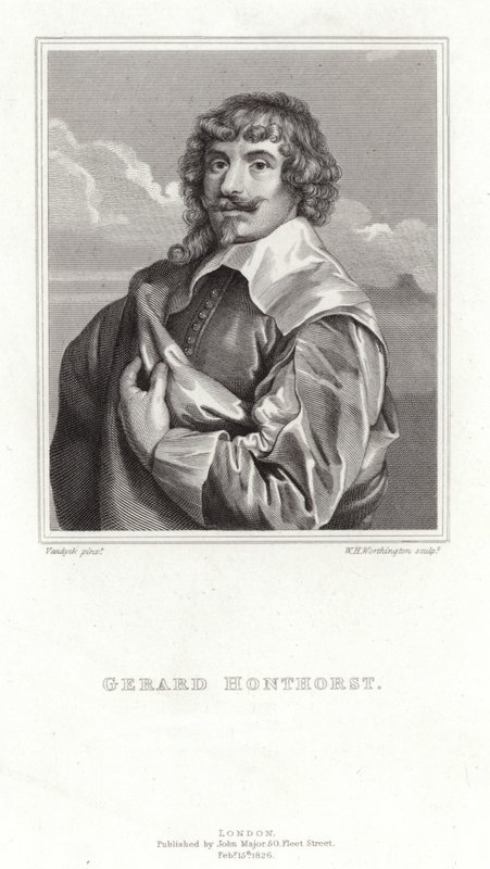 Gerard van Honthorst af Anthony van Dyck