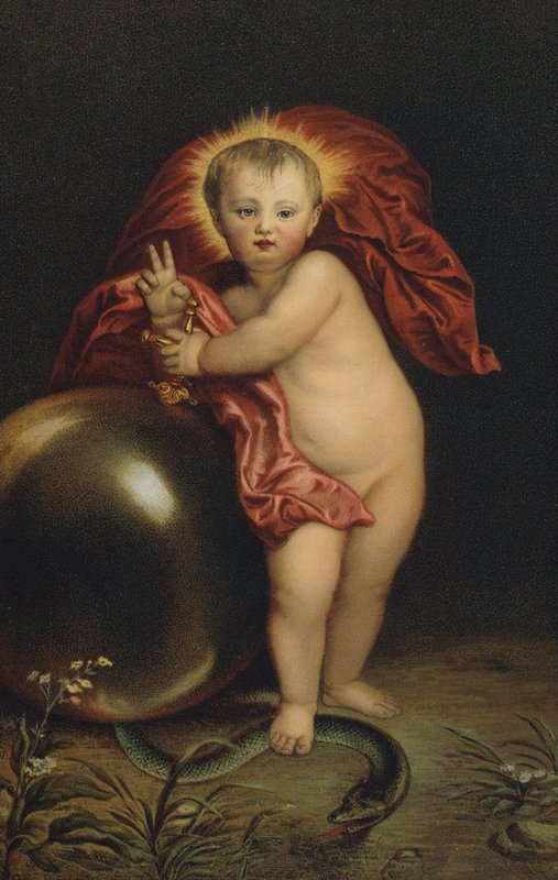 Jesus knuser slangen af Anthony van Dyck