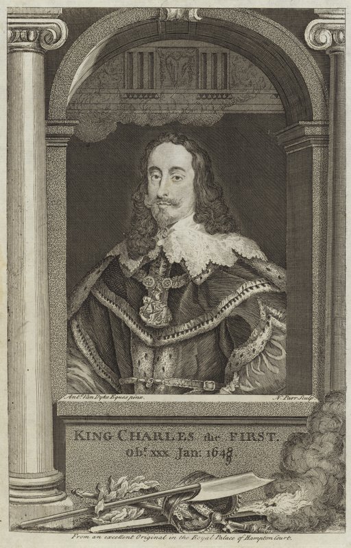 Portræt af Charles I af England af Anthony van Dyck