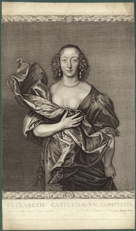 Portræt af Elizabeth, grevinde af Castlehaven af Anthony van Dyck