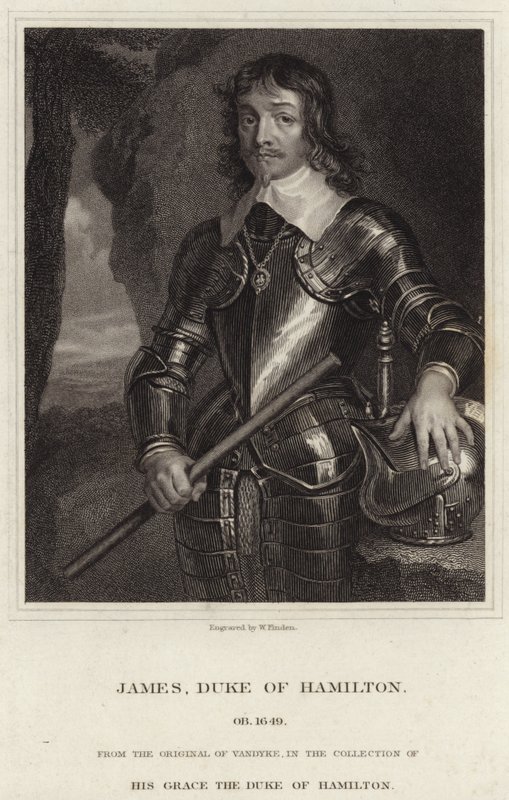 Portræt af James Hamilton, hertug af Hamilton af Anthony van Dyck
