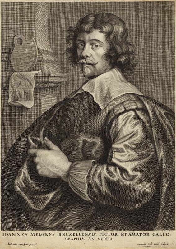 Portræt af Jan Meyssens af Anthony van Dyck