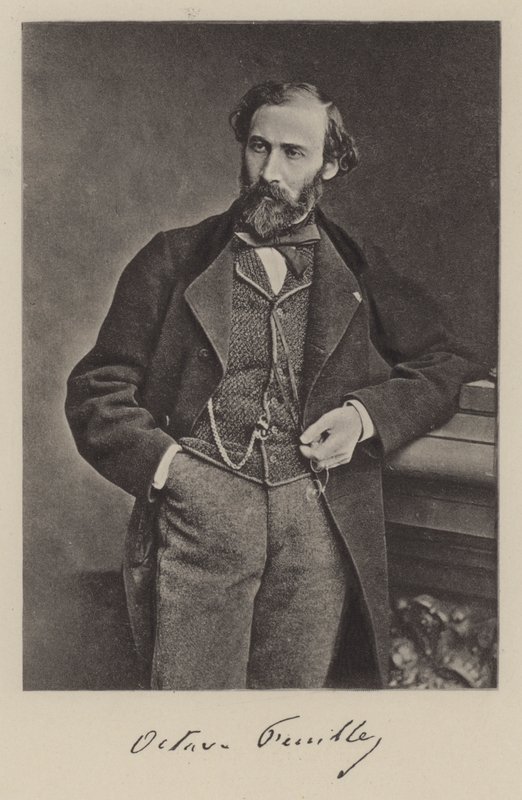 Octave Feuillet, fransk romanforfatter og dramatiker (s/h foto) af Antoine Samuel Adam Salomon