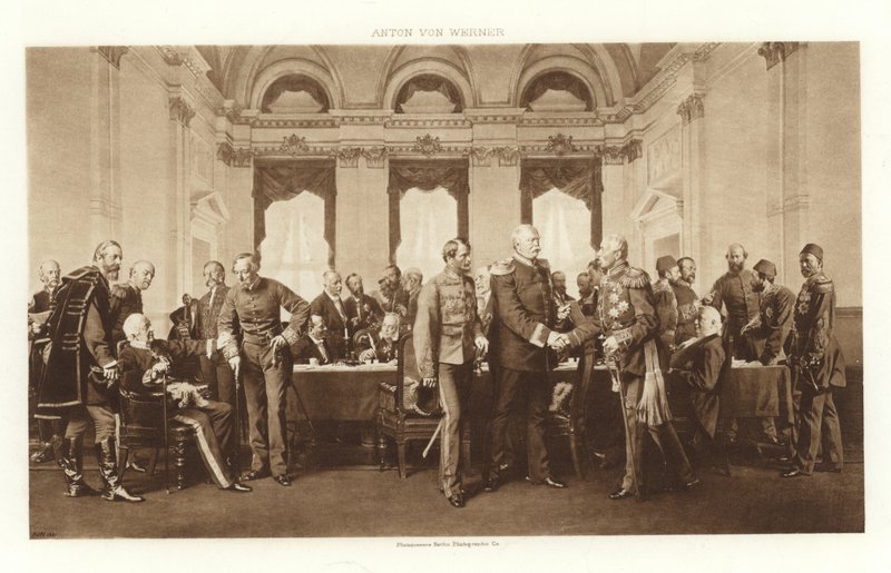 Berlin-kongressen i 1878 (fotogravure) af Anton Alexander von Werner