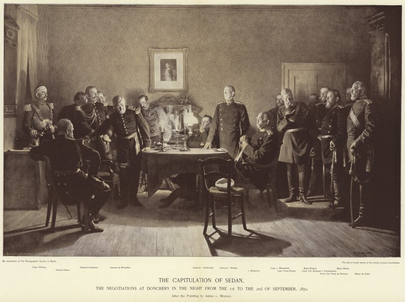 Sedans kapitulation af Anton Alexander von Werner
