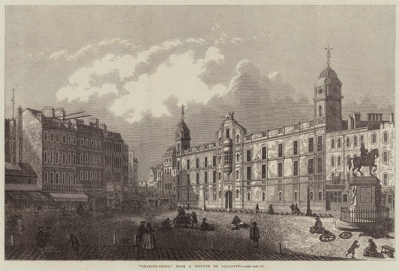 Charing-Cross af Giovanni Antonio Canal