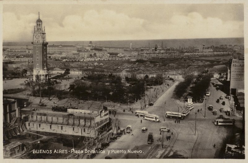 Plaza Britanica og Puerto Nuevo, Buenos Aires, Argentina af Argentinian Photographer