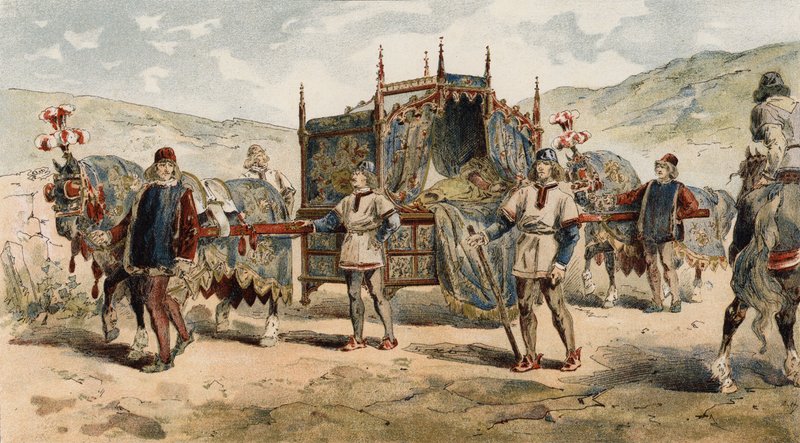 Kuld af en chatelaine, tid for hertugerne af Bourgogne, 15. århundrede af Armand Jean Heins