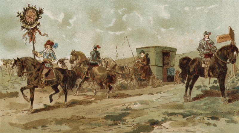 Rubens vogn, spanske Holland, begyndelsen af det 17. århundrede af Armand Jean Heins