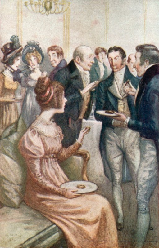 Illustration til Emma af Jane Austen af Arthur Wallis Mills