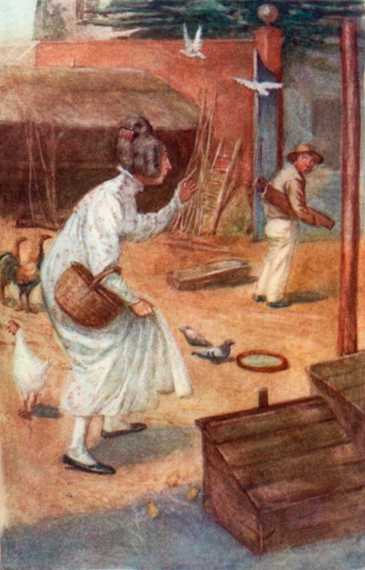 Illustration til Northanger Abbey af Jane Austen af Arthur Wallis Mills
