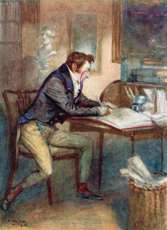 Illustration til Persuasion af Jane Austen af Arthur Wallis Mills
