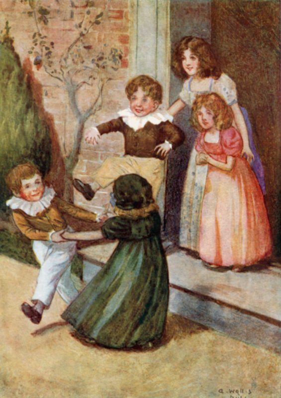 Illustration til Stolthed og fordom af Jane Austen af Arthur Wallis Mills