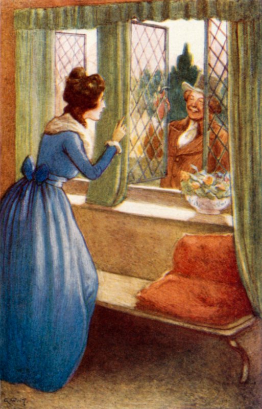 Illustration til Stolthed og fordom af Jane Austen af Arthur Wallis Mills