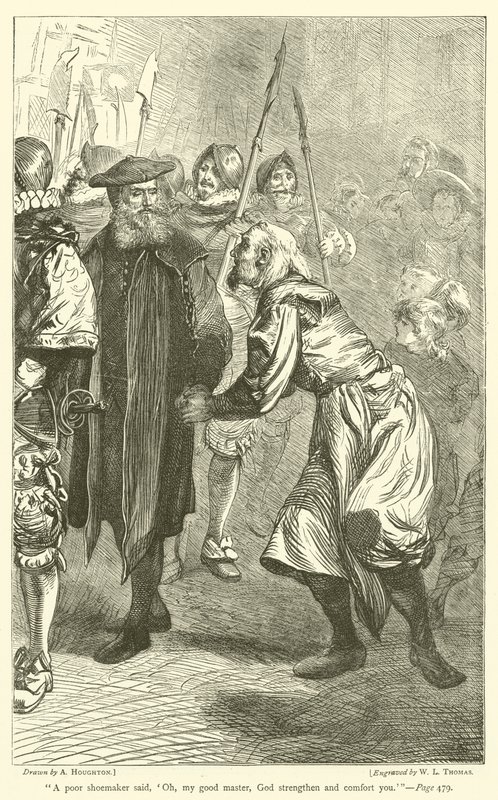 En stakkels skomager sagde: Åh, min gode mester, Gud styrke og trøste dig af Arthur Boyd Houghton