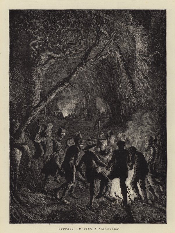 Buffalo Hunting, en Jamboree af Arthur Boyd Houghton