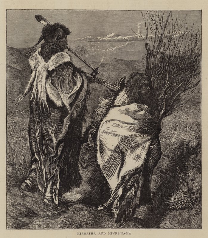 Hiawatha og Minne-ha-ha af Arthur Boyd Houghton