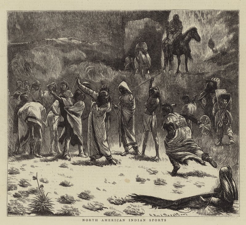 Nordamerikansk indiansk sport af Arthur Boyd Houghton