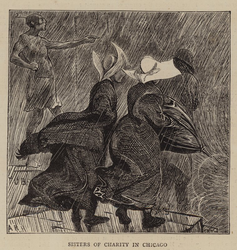 Barmhjertighedssøstre i Chicago af Arthur Boyd Houghton