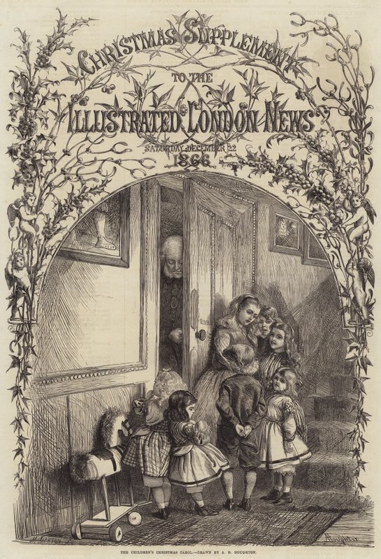 Børnenes julesang af Arthur Boyd Houghton