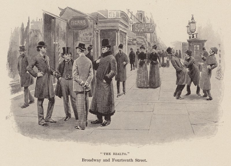 "Rialto" (kobberstik) af Arthur Burdett Frost