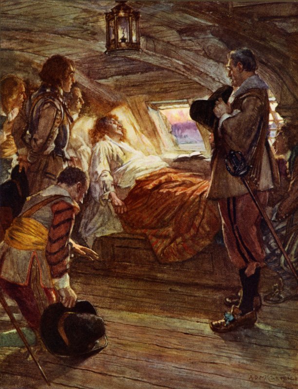 Admiral Blakes død af Arthur David McCormick