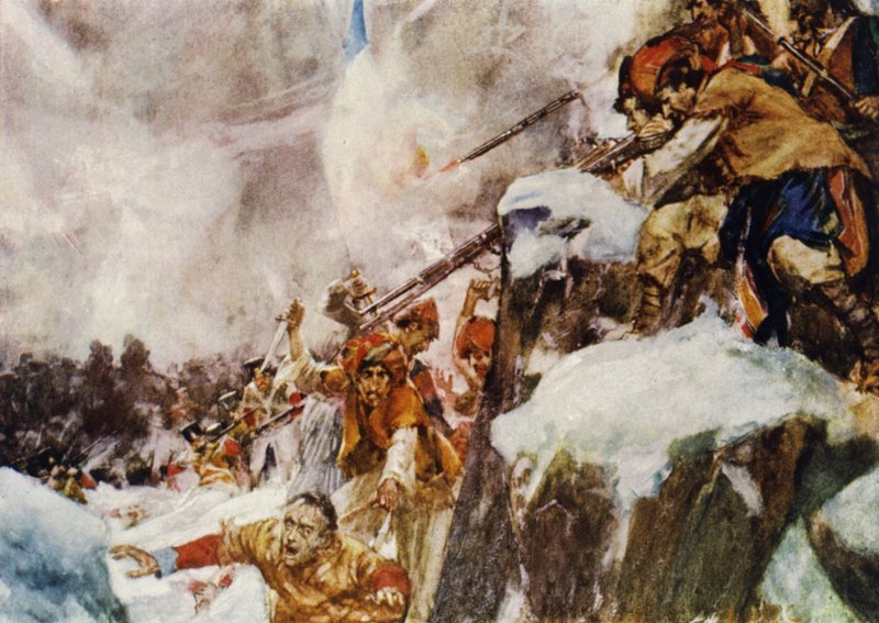 Tilbagetoget fra Afghanistan, 1842 af Arthur David McCormick