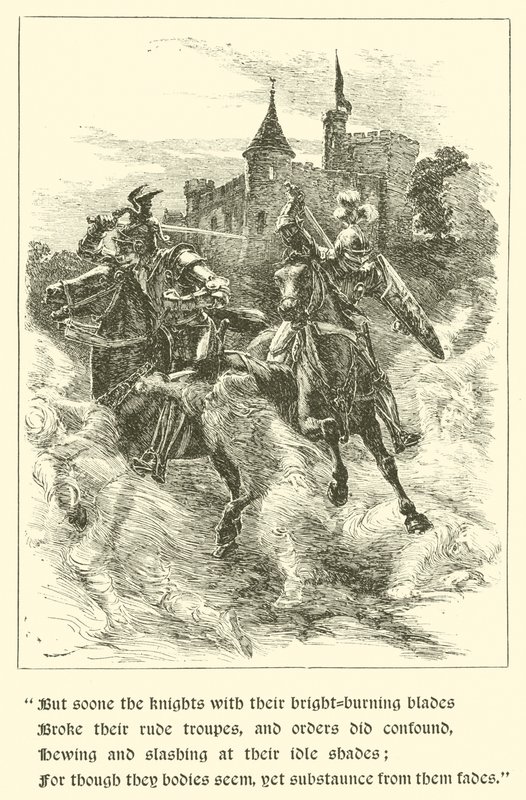 Sir Guyon, Temperancens hus (gravering) af Arthur George Walker