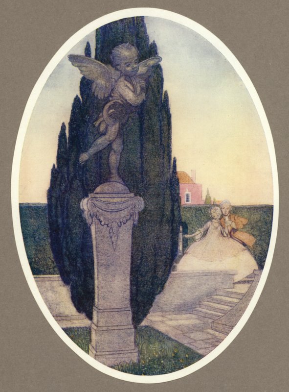 Komme væk! kom, søde kærlighed! (farve litho) af Arthur George Watts