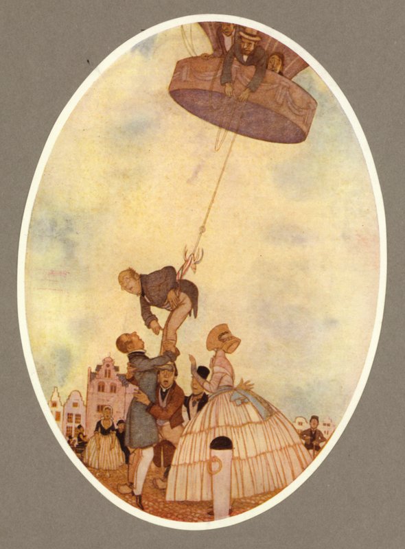 "Monstre" ballonen (farve litho) af Arthur George Watts