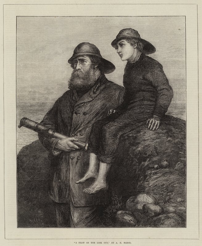 En pilot på udkig af Arthur Hardwick Marsh