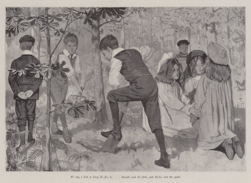 Hunting the Fox, af E Nesbit af Arthur Herbert Buckland