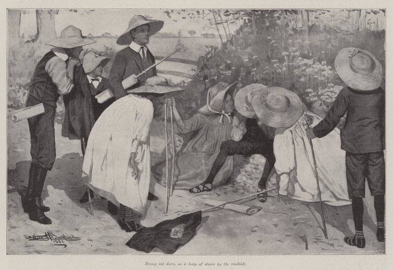 The Canterbury Pilgrims, af E Nesbit af Arthur Herbert Buckland