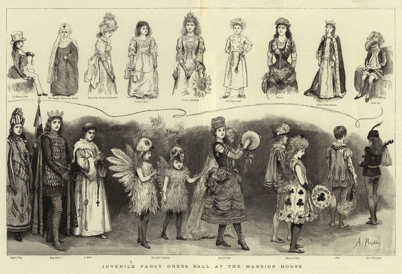 Juvenile Fancy Dress Ball i Mansion House af Arthur Hopkins